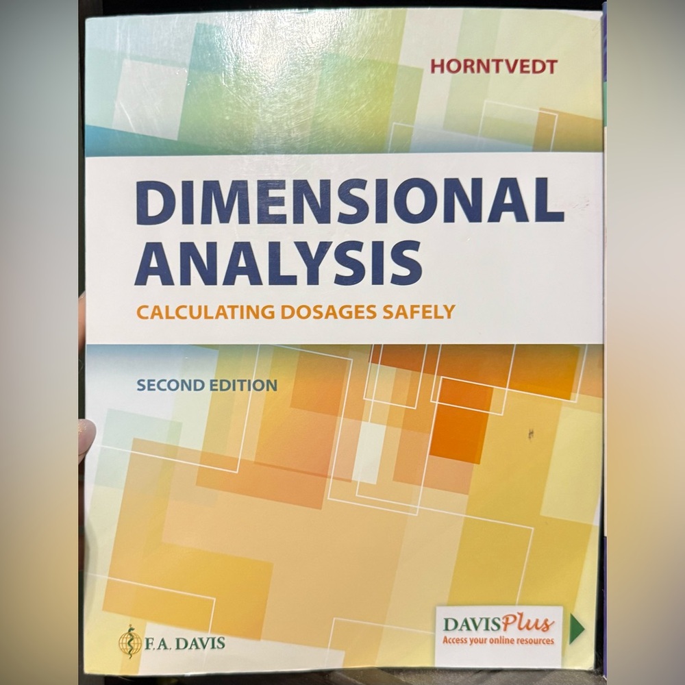 Dimensional Analysis Textbook by F.A. Davis